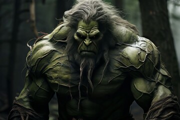 kaleek a hulking giant with skin as dark as the earth and hair t