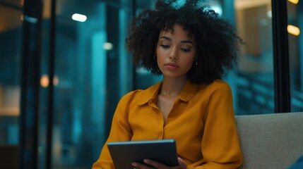 The Woman with Tablet Serenity