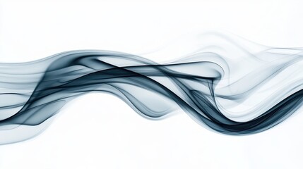 Abstract flowing lines in shades of blue and white create a soft, elegant background. Perfect for modern design projects.