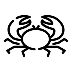 crab Line Icon