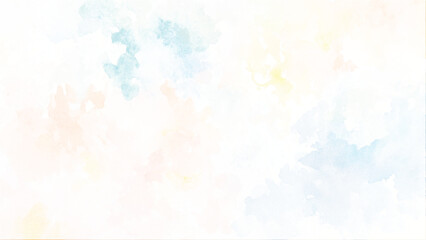 Vector watercolor abstract background, pattern, texture, paint splashes, pastel colors.