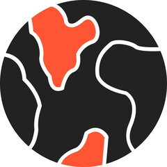 Planet Earth Vector Icon
