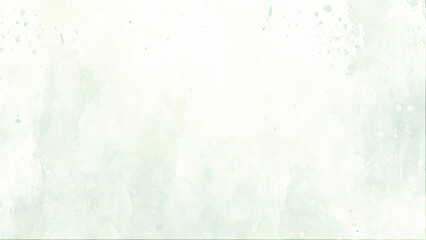 Ombre Green watercolor texture paper background.