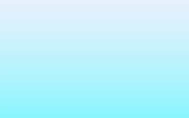 Winter Abstract light sky blue gradient background. Blurred aqua water backdrop. Vector illustration. 