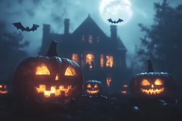 Spooky scene for Halloween