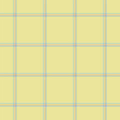 Line background vector plaid, store textile pattern seamless. Part texture tartan fabric check in light and yellow colors.