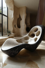 Biomorphic furniture design: a combination of natural forms and modern materials