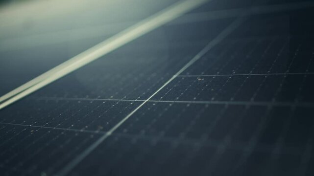 A close-up of solar panels that will produce electricity. The elements are assembled by indeners into a solar panel, green eco electricity, environmental protection the future. High quality 4k footage