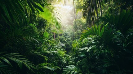 Lush Tropical Forest