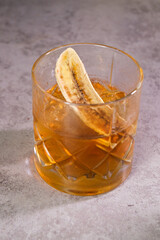 old fashioned, glass of whiskey