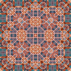 Seamless square pattern. abstract texture