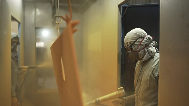spray painting in industry 