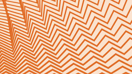 Orange zig zag pattern abstract background for backdrop or presentation