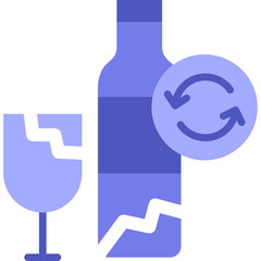 Glass Recycling Icon