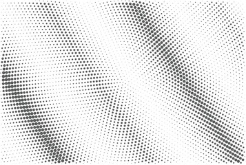 Black and white grunge halftone pattern texture background