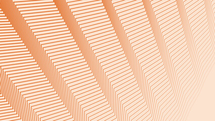Orange zig zag pattern abstract background for backdrop or presentation