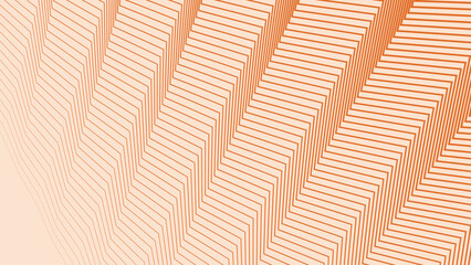 Orange zig zag pattern abstract background for backdrop or presentation