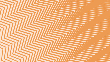 Orange zig zag pattern abstract background for backdrop or presentation