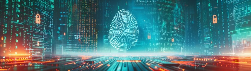 Digital Fingerprint Security.