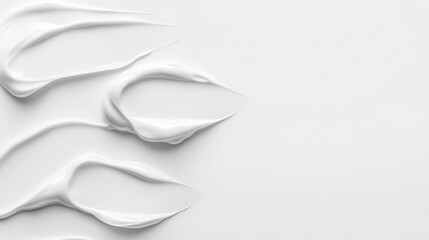 White lotion beauty skincare cream texture cosmetic product background