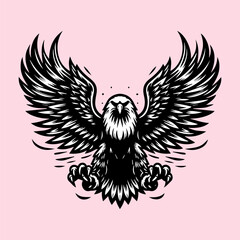 eagle with wings