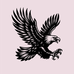 eagle with wings