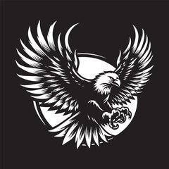 eagle with wings