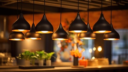 Warm Lighting In a Cafe