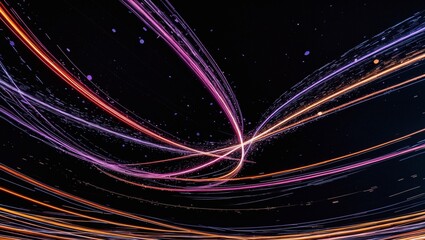 Divergent optical fibers and particles