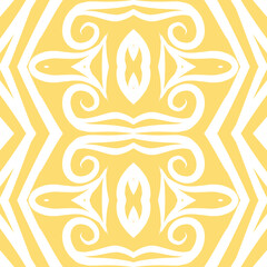 SIMPLE ART seamless batik dayak square pattern background design