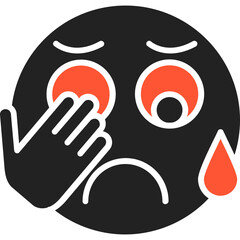 Embarrassed Vector Icon Design
