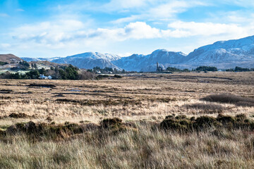 Church of the Sacred Heart, Dunlewey close to Mount Errigal in County Donegal - Ireland