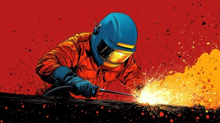 Welder at Work