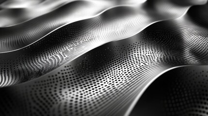Abstract Metallic Waves
