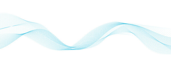 Abstract background with green wavy lines. Vector illustration