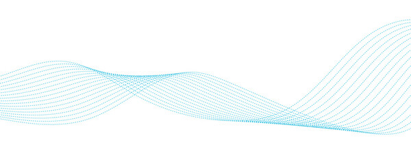 Abstract background with green wavy lines. Vector illustration