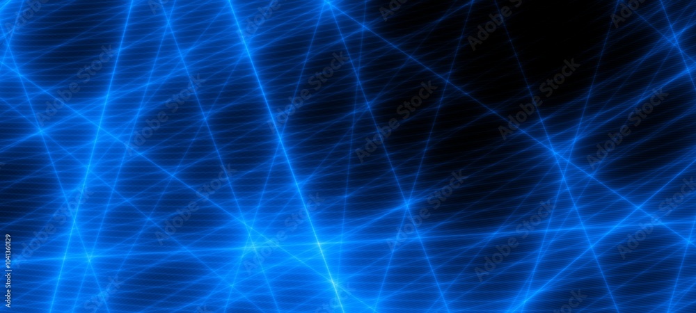 Fototapete Abstract blue and black gradient pattern with a soft metallic mesh texture. The clean, modern design features a diagonal dark background