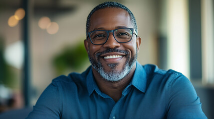 Fototapeta premium Successful Consultant with Client Appreciation and Glasses