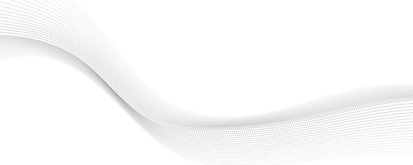 Abstract background with green wavy lines. Vector illustration