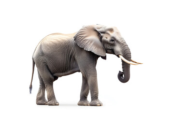 Obraz premium Elephant isolated on white background