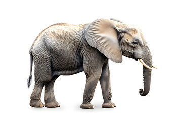 Fototapeta premium Elephant isolated on white background