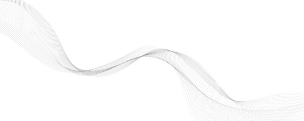 Abstract background with green wavy lines. Vector illustration