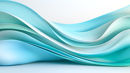 Fluid turquoise and teal wave pattern background for modern design and aesthetic applications