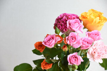 カラフルな花束