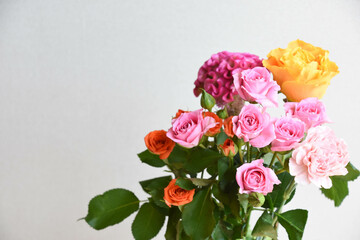 カラフルな花束