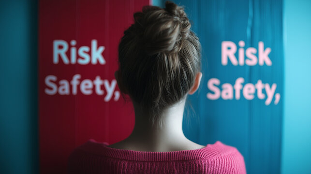 Financial Decision Between Risk and Safety Doors