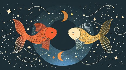 Astrological symbol of fish