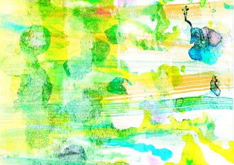 カラフルな水彩テクスチャ背景