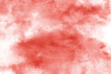 Red abstract background in watercolor style