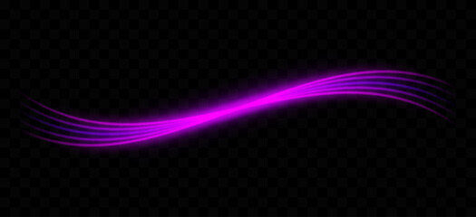 Glowing light wave. Neon, abstract, curved, blue, futuristic, energy, vibrant, flow, digital, glowing lines, dynamic, modern, tech, smooth, motion, bright.